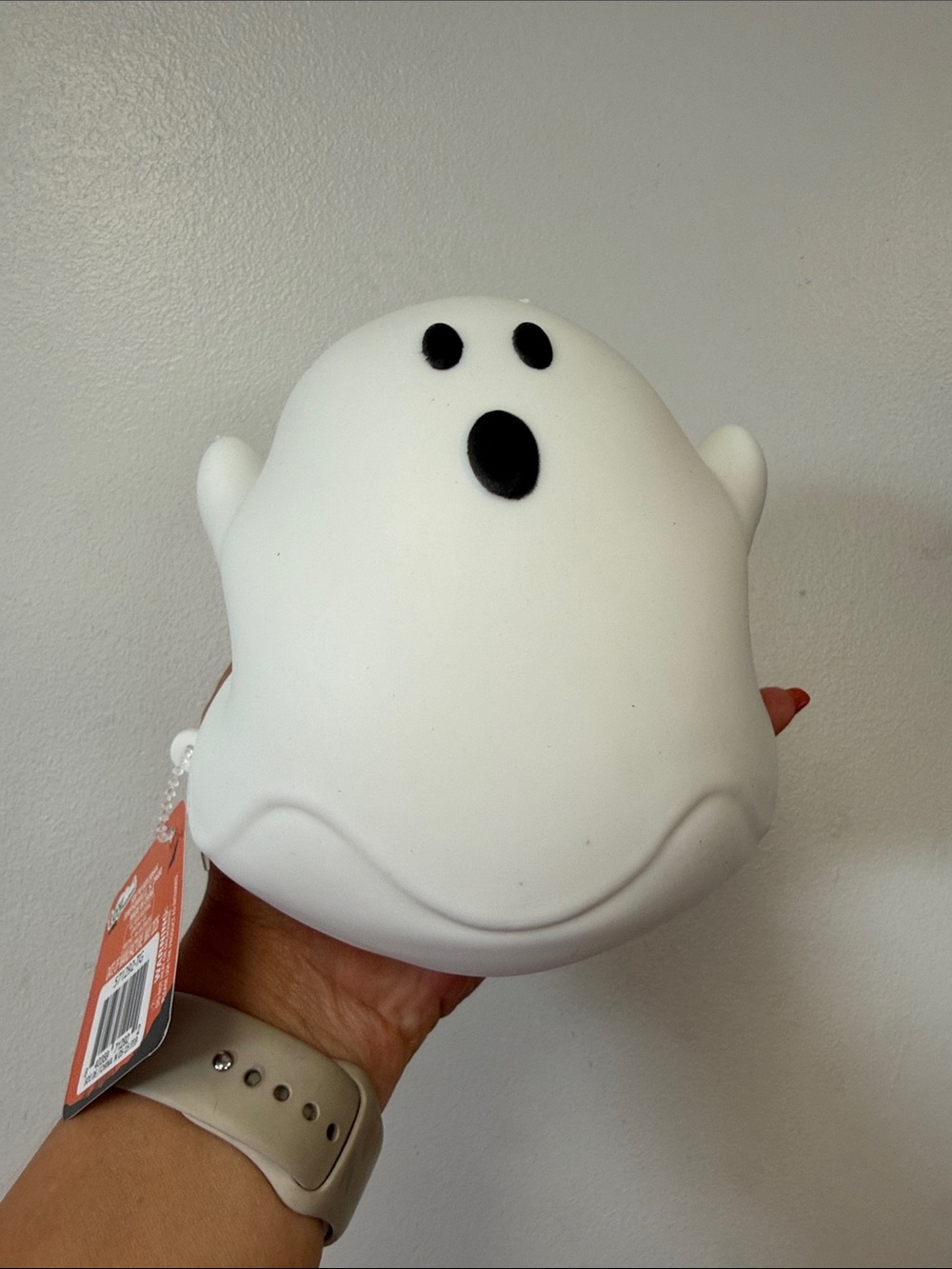 White Halloween Ghost Squishy Target edition